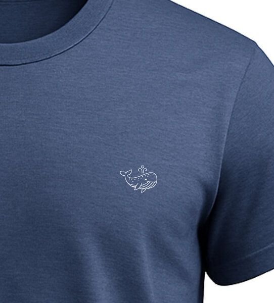 vis wear Love Whale - Organic Shirt