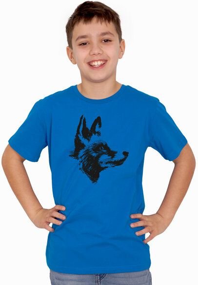 HANDGEDRUCKT "Reineke Fuchs" Kinder-T-Shirt reine Biobaumwolle (kbA)