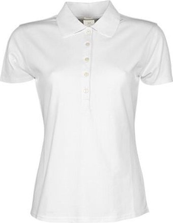 TeeJays Damen Stretch Polo Shirt Kurzarm Bio - Baumwolle in 20 verschiedenen Farben
