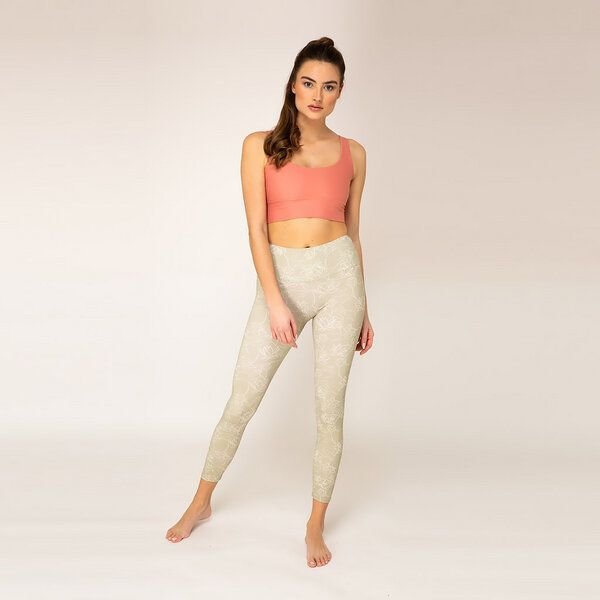 woodlike High Waist Leggings - Lotus