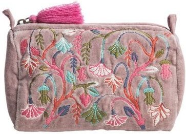 TRANQUILLO Kosmetiktasche / Samttäschchen VELVET BLOSSOMS / VELVET MEADOW (BAG309, BAG310, BAG311, BAG312)