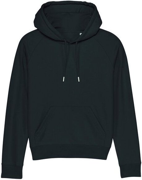 Human Family Bio Damen Hoodie "Trekker - Climate Change is Real" in Schwarz