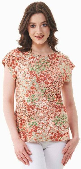 ORGANICATION T-Shirt aus LENZING ECOVERO mit Blumenmuster