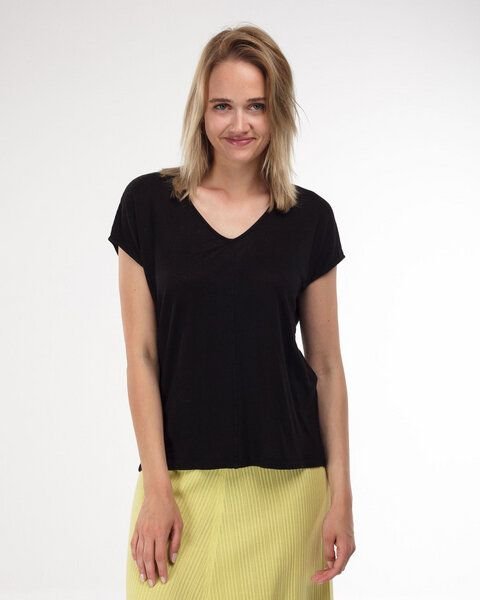 Alma & Lovis V-Neck Shirt im Loose-Fit aus reinem Leinen | Linen V-Neck