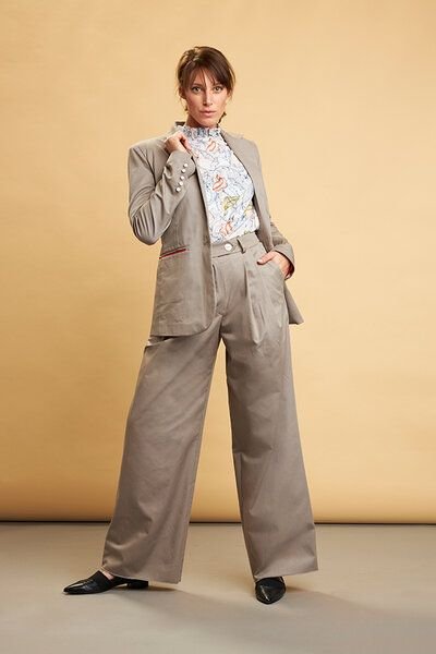 Skrabak Blazer "Emil" aus Bio-Baumwolle in grau