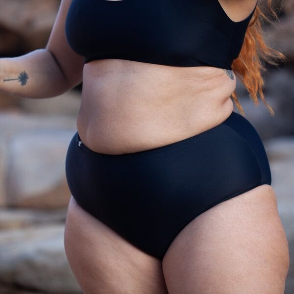 INASKA High Waist Bikini Hose PURE