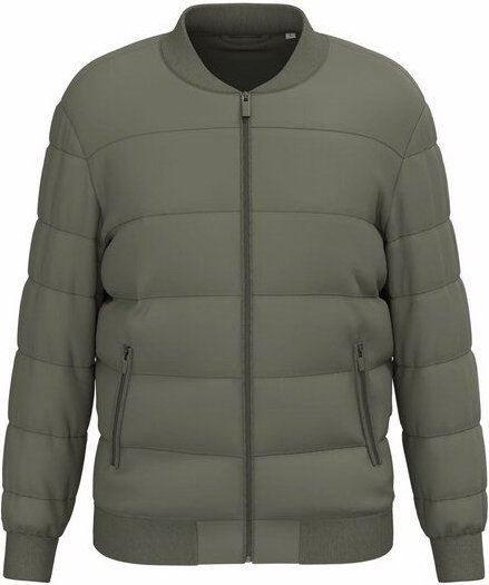 Greenspired Nachhaltige Unisex-Steppjacke mit Teddykragen 380g/m²
