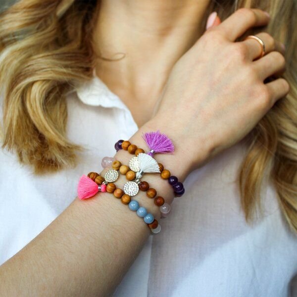 Divasya Mala Armband "Happy Yogini"