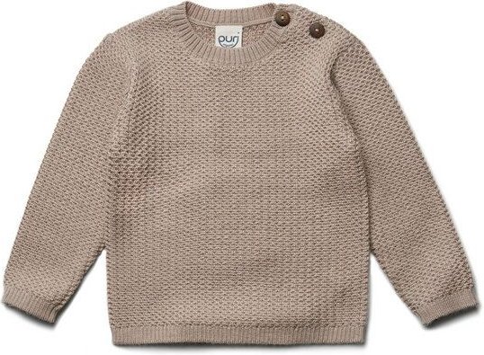 Puri Organic Kleinkinder Pullover Struktur Merinowolle