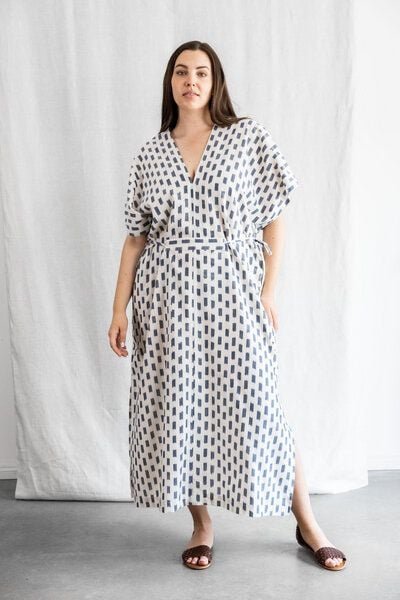 Jyoti - Fair Works Bio-Baumwoll Kaftankleid Rishi