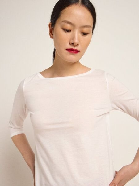 LANIUS U-Boot Shirt mit 3/4 Arm (GOTS) aus Bio-Baumwolle