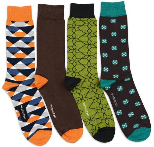 4 Paar Socken Geschenkbox – Gaea-Edition – The Arctic Bay – Extra Weich, Warm & Perfekt zum Verschenken