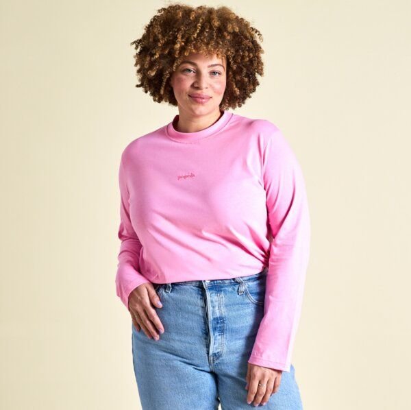 popeia Damen Langarmshirt aus Bio-Baumwolle