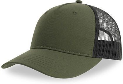 Atlantis Headwear Atlantis Zion Cap Mesh - Basecap zweifarbig aus Recyceltem Polyester Truckercap