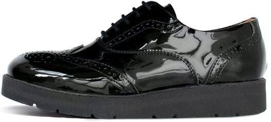 Will's Vegan Shop Flatform Brogues aus veganem, italienischen Leder