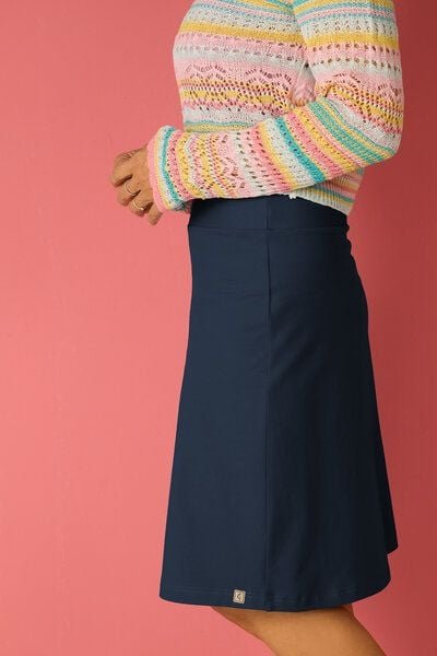 La Gitana Rock A-Linie „June“ – lange Variante, aus Bio-Baumwolljersey – fair & nachhaltig