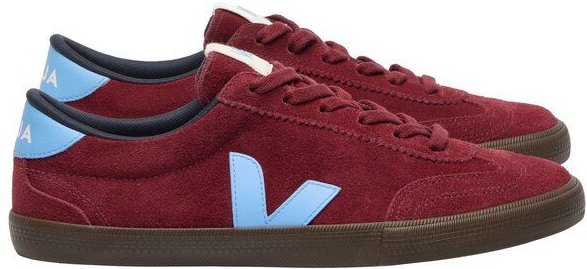 Veja Herren-Sneaker Volley Suede Grenat Aqua Eagle