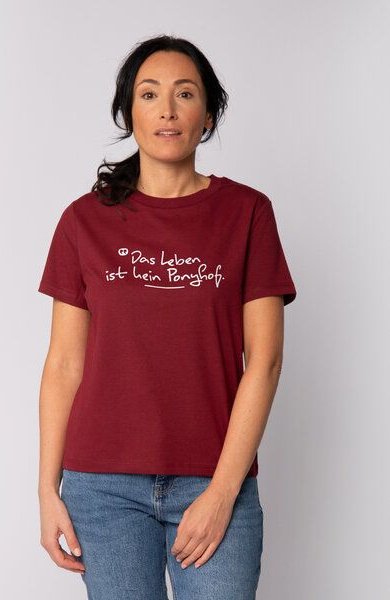 watapparel T-Shirt Frauen Das Leben ist kein Ponyhof