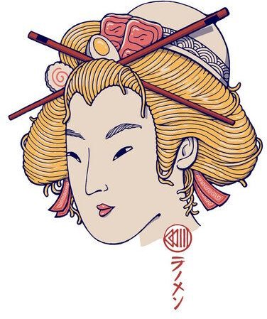 Photocircle Poster / Wandbild / Leinwand / Deko - Ramen Geisha