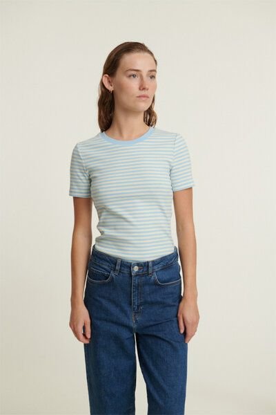 Basic Apparel Ludmilla T-Shirt mit Rundhalsausschnitt aus Bio-Baumwolle