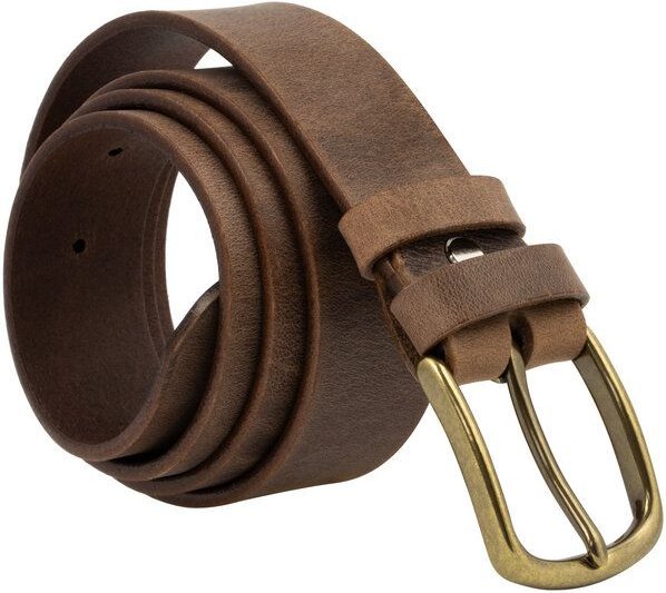 Simaru NIZZA Ledergürtel 3,5cm aus pflanzlich gegerbtem Naturleder - EU