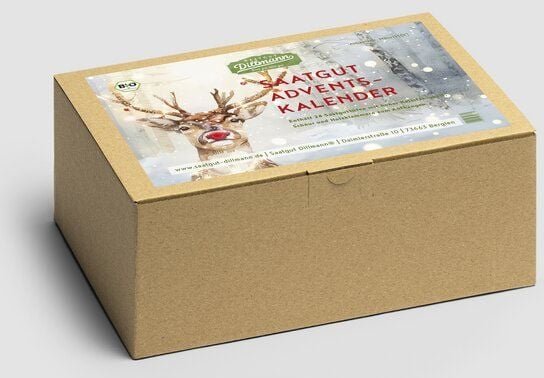 Saatgut Dillmann Bio-Adventskalender – 24 Überraschungen für Gartenfreunde