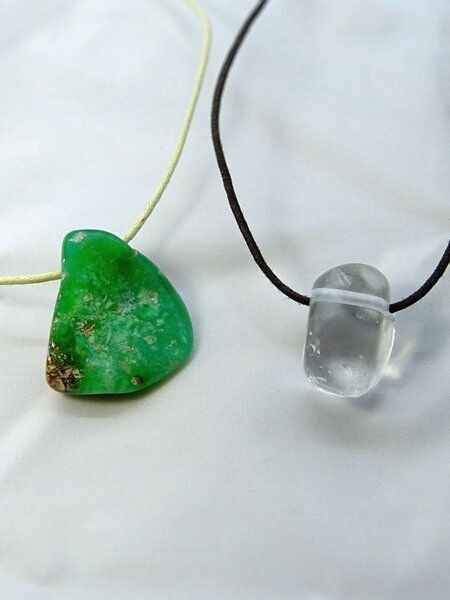 OneWorldMinerals Therapiestein Anhänger-Set "Sanfte Reinigung"