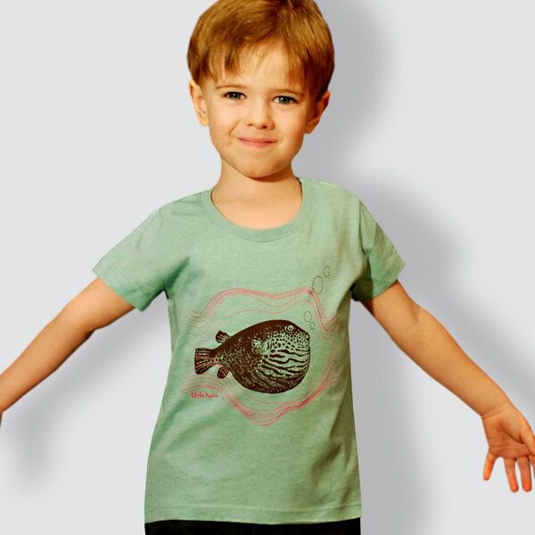 little kiwi Kinder T-Shirt, "Kugelfisch"