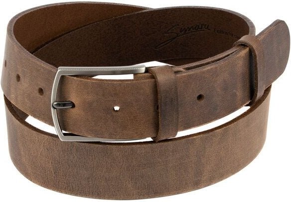 Simaru Ledergürtel Marseille Used-Look, Leder pflanzlich gegerbt