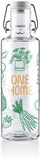 soulbottles soulbottle 0,6l • Trinkflasche aus Glas • "one home"