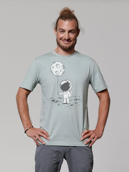watapparel T-Shirt Unisex Kleiner Astronaut mit Luftballon
