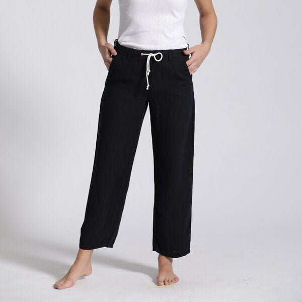 Feuervogl Leinenhose Mala Jogpants VERKÜRZT