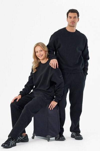 ORGANICATION POLLEN | Essentials Travel Unisex Jogginghose aus Bio-Baumwolle & Recyceltem Polyester