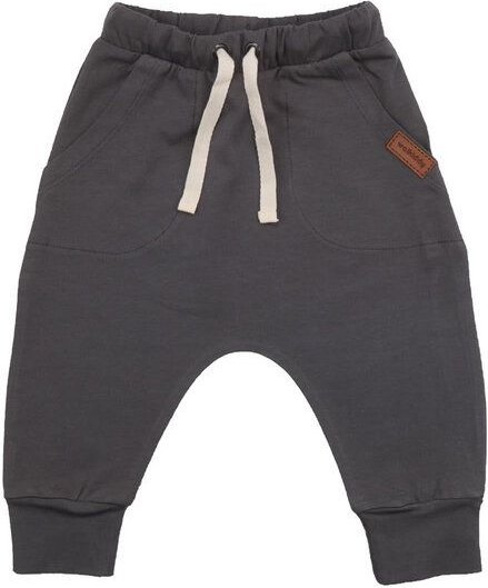 Kinder Jogginghose GOTS zertifiziert – Grau, Bund mit Kordel, weich & bequem | von Walkiddy