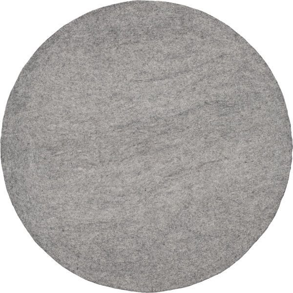 myfelt Filzteppich rund, 100% reiner Schurwolle