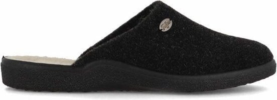 Tuffeln Erzgebirge Pantoffeln 'Klassik' offene Hausschuhe mit Woll-Innenfutter