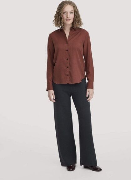 hessnatur Strick Hose Relaxed aus Bio-Merinowolle und Bio-Baumwolle