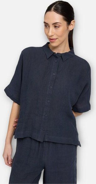 Mazine Kurzarmbluse - Short Sleeve Linen Shirt
