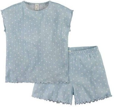 hessnatur Pointelle Pyjama PURE COTTON aus reiner Bio-Baumwolle