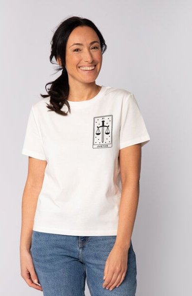 Thumbnail - watapparel T-Shirt Frauen Tarot Justice