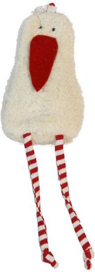 Pat und Patty Lavendelkissen "Storch", Bio Lavendel/Dinkelkörner Kissen ,Farbe: naturweiß (STM-4)