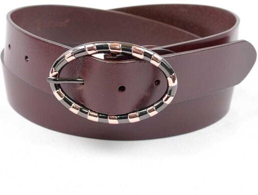 zweisser Ledergürtel Damen Olivia