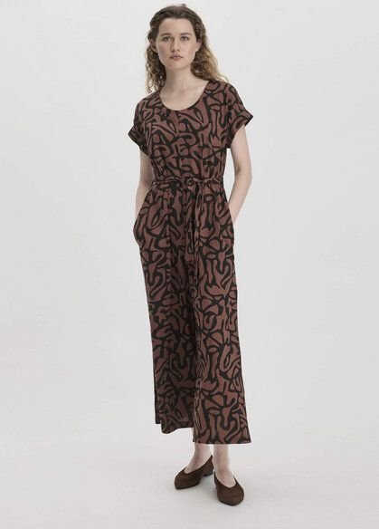 hessnatur Print Jersey Jumpsuit Oversize aus reiner Bio-Baumwolle