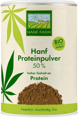 Hanf Farm BIO Hanfprotein 50% – pflanzliche Eiweißpower für Sportler