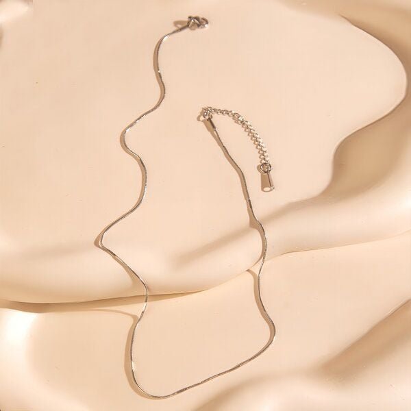 ELEKTROPULLI Superfeine zeitlose Kette 1mm schmal und optimal kombinierbar