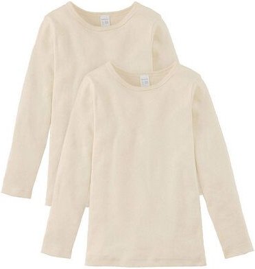 hessnatur Langarmhemd 2er-Set aus reiner Bio-Baumwolle