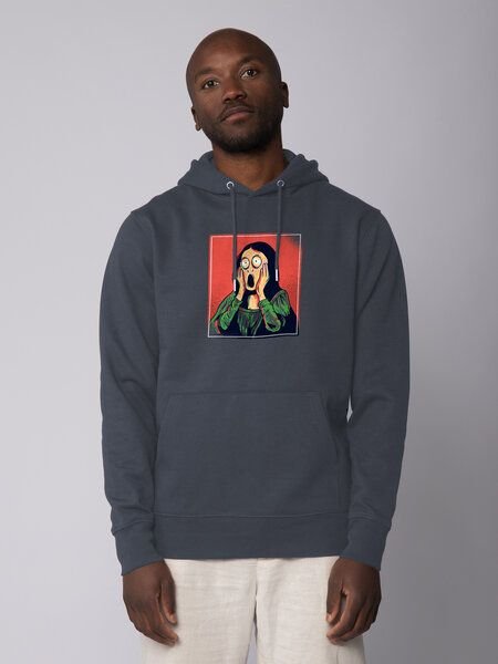 watapparel Hoodie Unisex Mona Lisa Scream