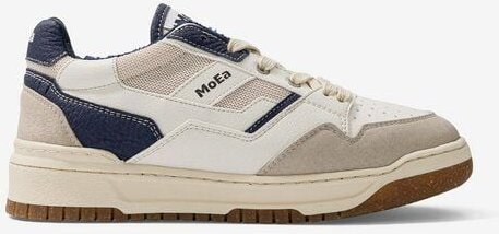 MoEa Sneakers GEN2 - Mushroom White & Blue