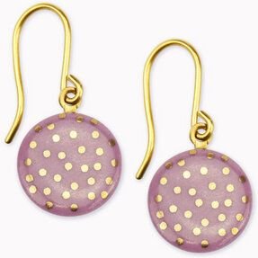 lille mus Porzellan-Ohrhänger KONFETTI Porzellanschmuck