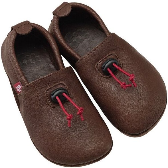 Pololo Barfußschuh/ Hausschuh "Cordel" outdoor, aus pflanzlich gegerbtem Leder mit Gummisohle, für drinnen und draussen,...